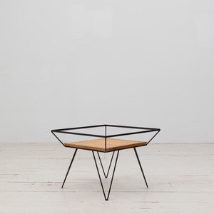 vintage side tables two tier cane and metal 1950su2026 espasso vintage side tables vintage side tables two tier cane and metal 1950su2026 espasso vintage side tables